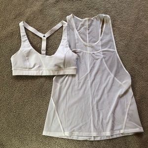 Lululemon Sheer Tank with Bra
